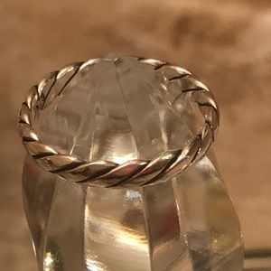 Sterling Silver Twisted Band ~